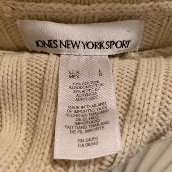 Jones New York Sport beige sweater - Picture 2 of 8